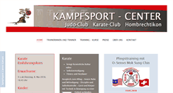 Desktop Screenshot of kampfsport-center.ch